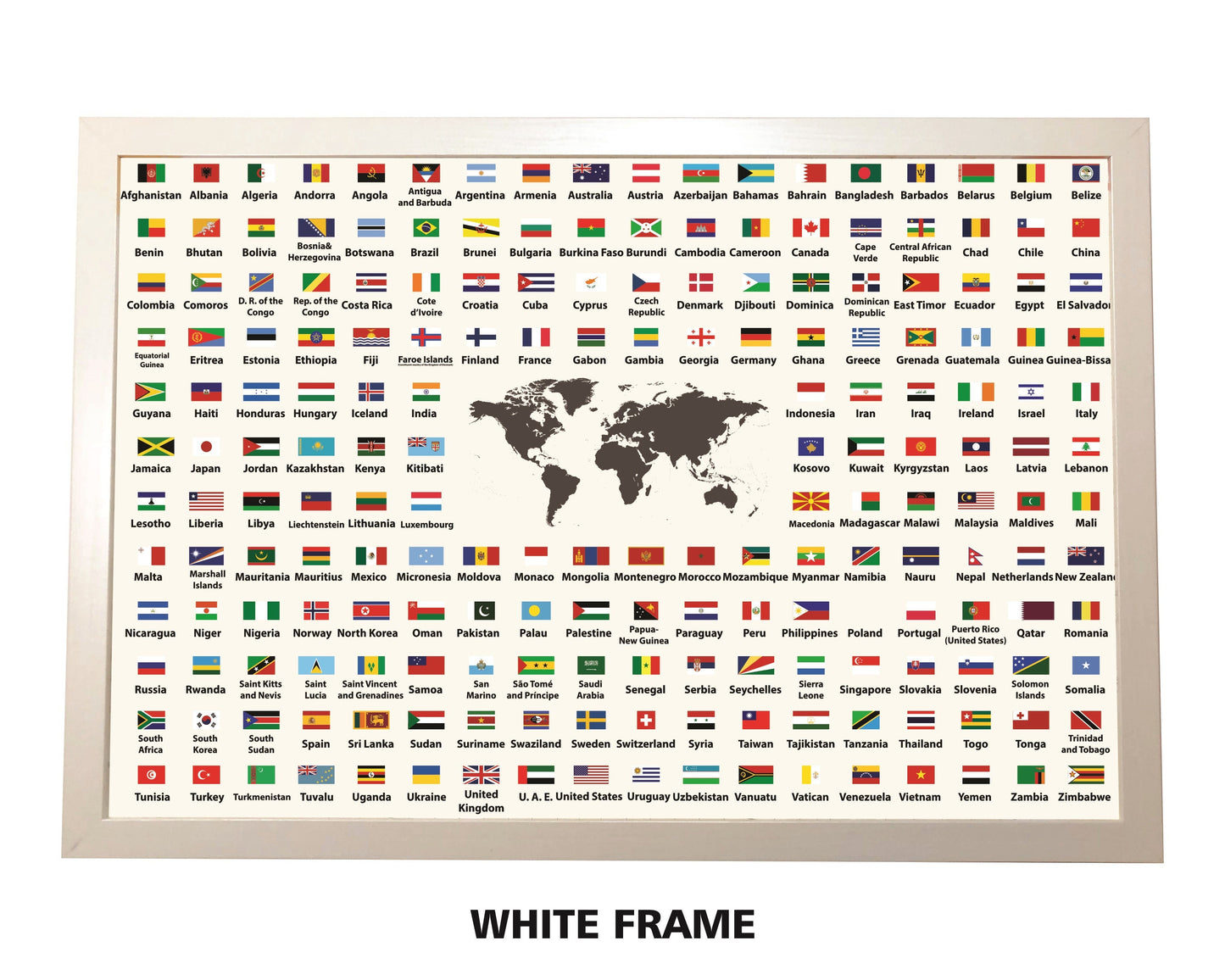 Pushpin Flags of the World