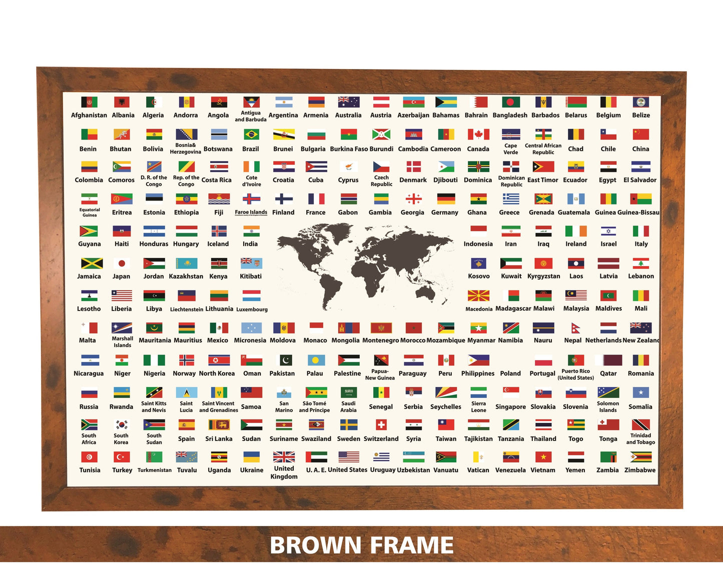 Pushpin Flags of the World