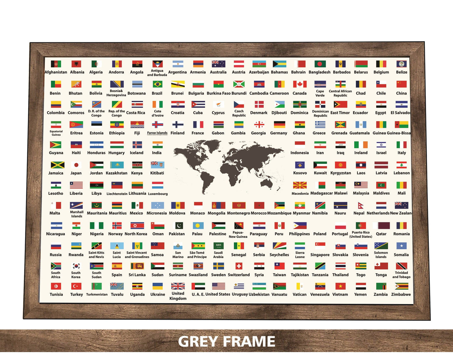 Pushpin Flags of the World
