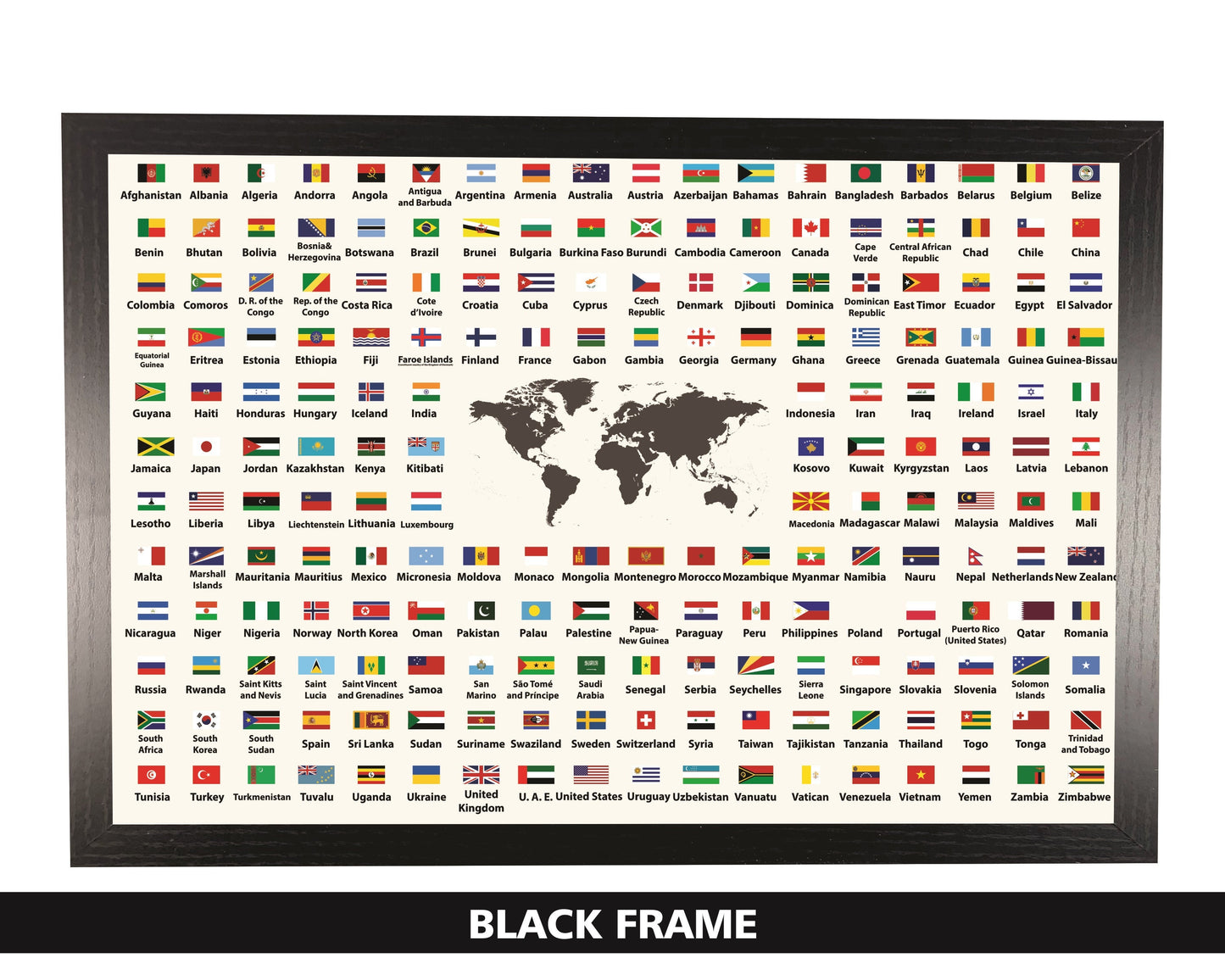 Pushpin Flags of the World