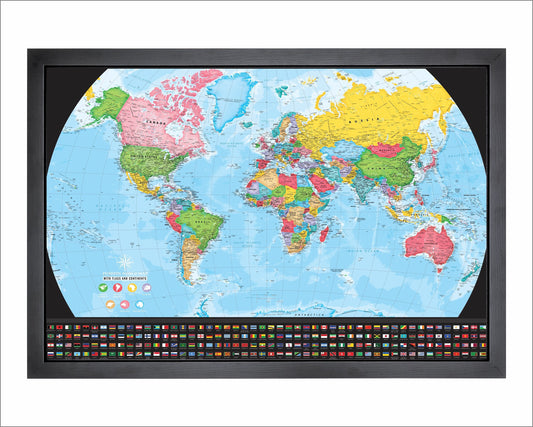 The Bright Explorer with Flags