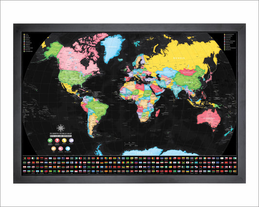 The Bold Explorer with Flags