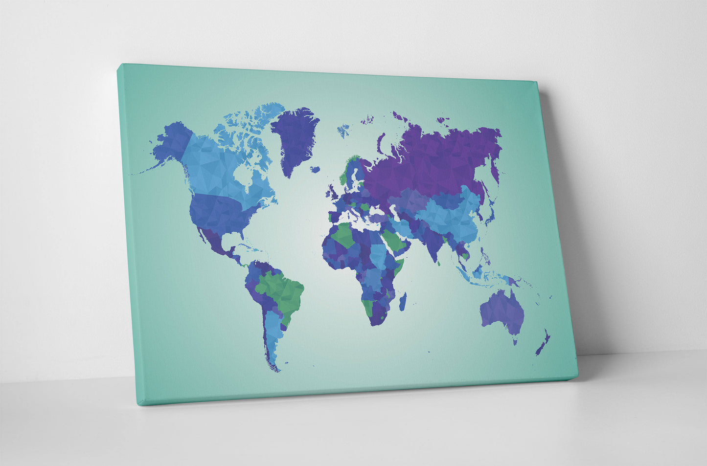 Canvas World Map | Map of Polygons