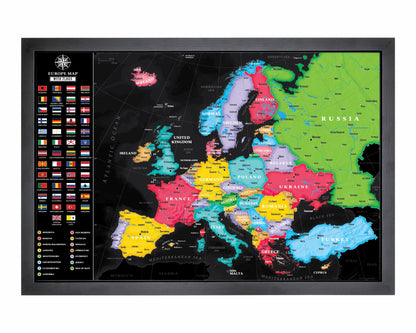 Bold Europe Map